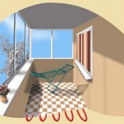 Wir machen einen warmen Boden auf dem Balkon und Loggia am Beispiel von Infrarot- und Kabelsystemen