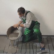 Piso con aislamiento térmico debajo de un acoplador: el dispositivo paso a paso del