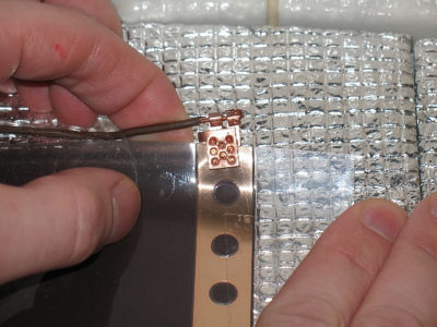 Connexion d'un plancher chaud Chauffage au sol infrarouge