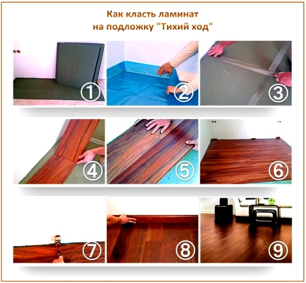 Pose de sols stratifiés pour un fonctionnement silencieux Pose de sols stratifiés pour un fonctionnement silencieux