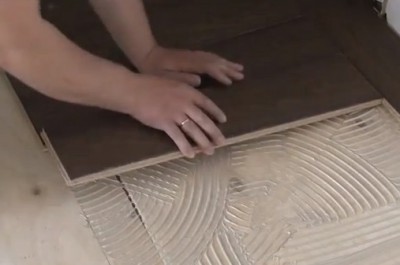 Planche massive - pose Planche massive - pose