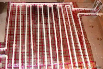 Plancher chaud en tubes de polypropylène Plancher chaud en tubes de polypropylène