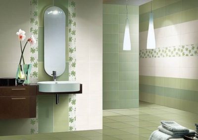 Pour ceux qui veulent augmenter le volume de la pièce, différentes dispositions de carreaux La disposition des tuiles aidera à ajuster les dimensions de la pièce