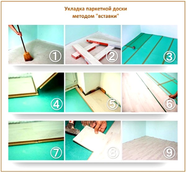 Insertion de parquet Insertion de parquet