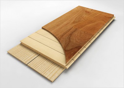 Structure de planche de parquet Planche de parquet