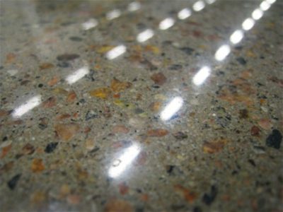 Sol en mosaïque polie Sol en mosaïque polie