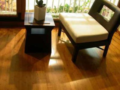 Plancher en bambou à l'intérieur Plancher en bambou à l'intérieur