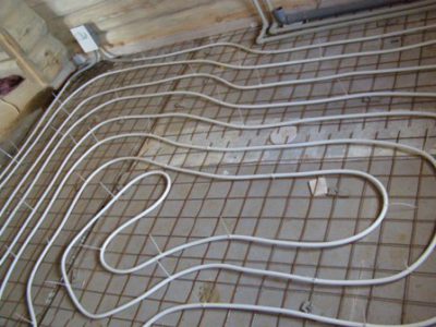 Plancher chaud Chauffage au sol