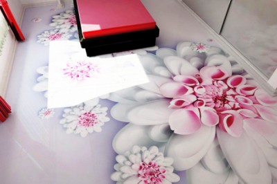 Plancher en vrac de fabrication professionnelle Le remplissage du sol en polymère est confié aux professionnels