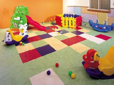 Carreaux de sol en PVC Carreau PVC à l'intérieur