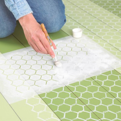 Peinture de parquet Peindre un parquet est un processus créatif