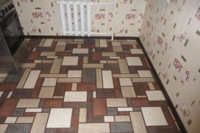 Linoléum pour la photo de la cuisine Linoléum pour la photo de la cuisine