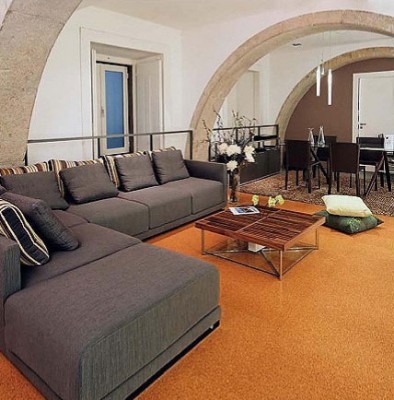 Plancher de liège - beau et présentable La beauté et la présentabilité des sols en liège