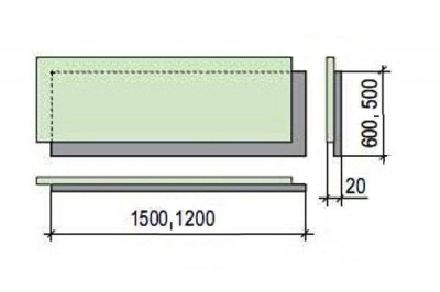 Feuille de fibre de gypse de petit format Petit format GVL