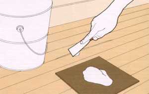 Remplissage des fissures avec du mastic Remplissage des fissures avec du mastic