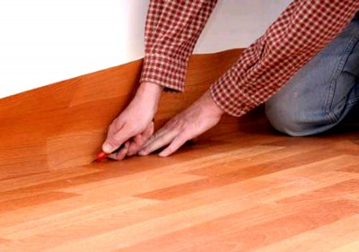 Linoléum coupé Taille en linoléum