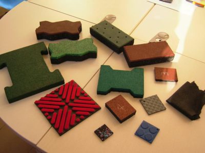 Les carreaux de copeaux de caoutchouc étonnent par leur variété Les carreaux de copeaux de caoutchouc étonnent par leur variété