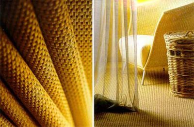 Les rouleaux de sisal sont posés au sol de la même manière que les tapis Les rouleaux de sisal sont posés au sol de la même manière que les tapis