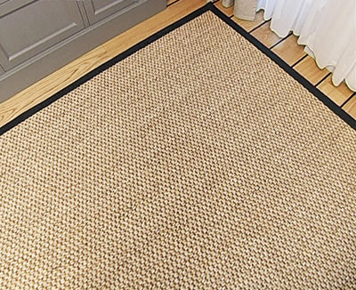 Revêtement de sol en sisal - tapis en osier respectueux de l'environnement
