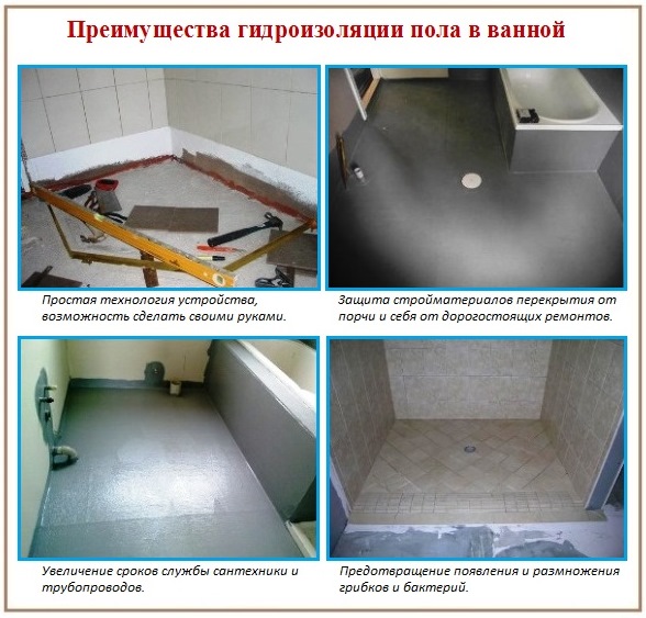 Avantages de l'imperméabilisation d'un plancher de salle de bain Imperméabilisation du sol de la salle de bain