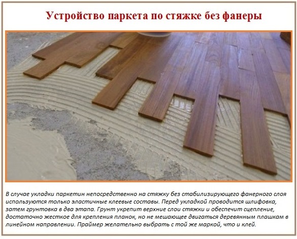 Chape pose de parquet sans contreplaqué Les nuances de la pose de parquet sans préparation de contreplaqué