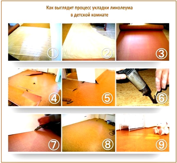 Pose de marmoleum Pose de marmoleum