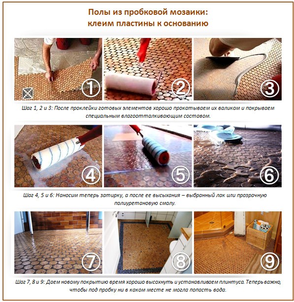 Mosaïque en liège Mosaïque en liège