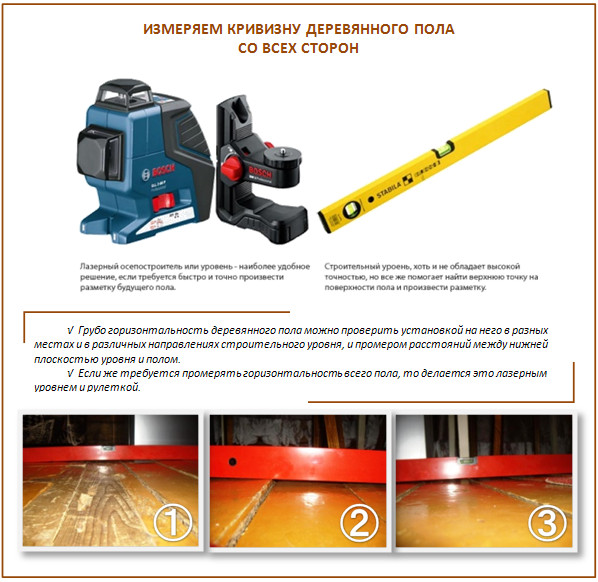 Comment mesurer la courbure d'un plancher en bois Comment mesurer la courbure d'un plancher en bois