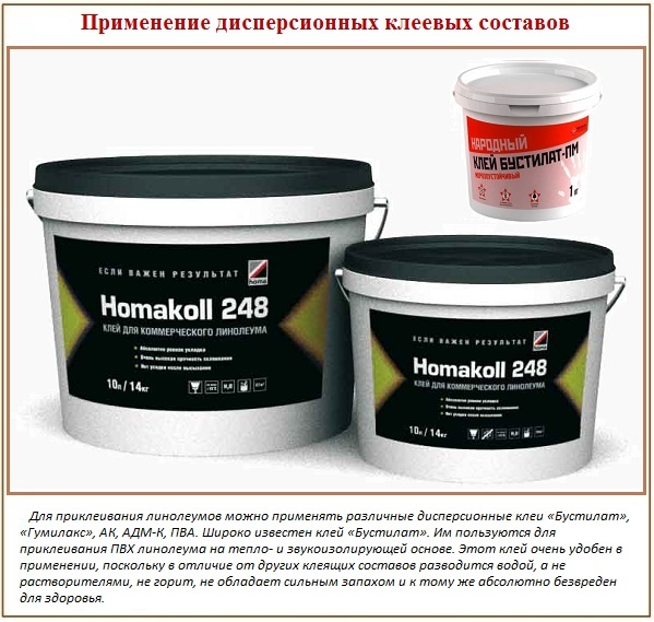 Comment coller du linoléum avec de la colle de dispersion sur du béton