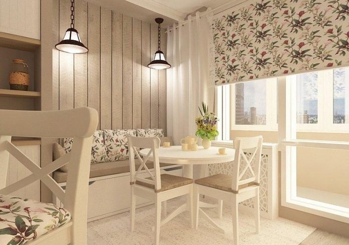 Stratifié léger sur les murs de la cuisine