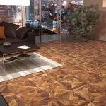 Parquet d'art dans le salon