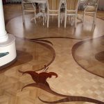 Stratifié d'art avec une bordure