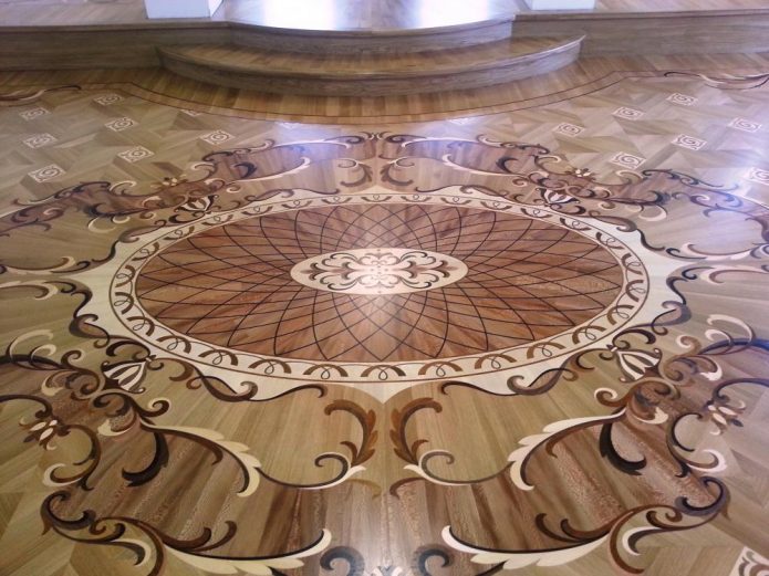 Rosette de plancher d'art