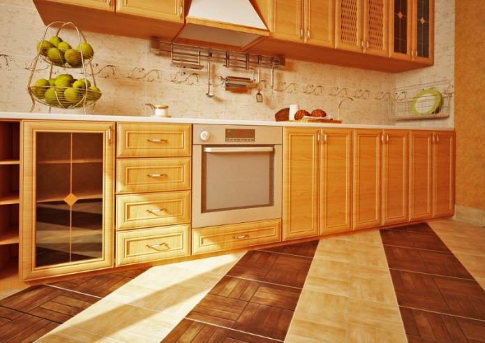 Carrelage contrasté