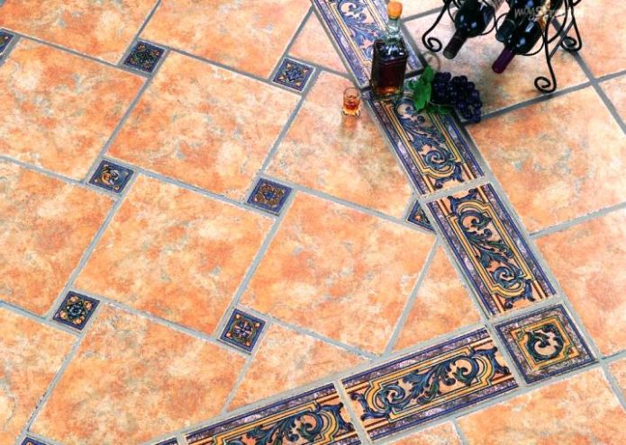 Carrelage aux accents lumineux