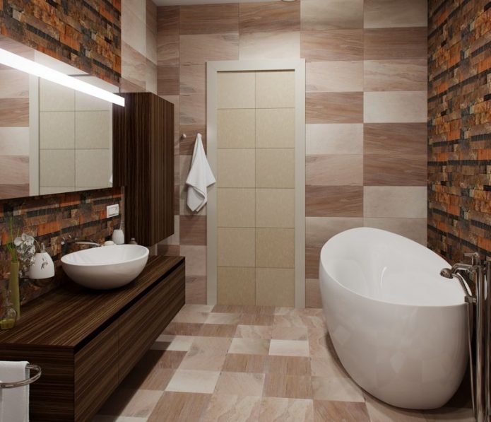 Tuiles de différentes couleurs