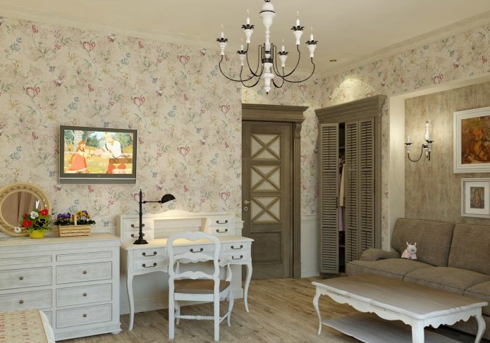 Intérieur de style provençal avec stratifié