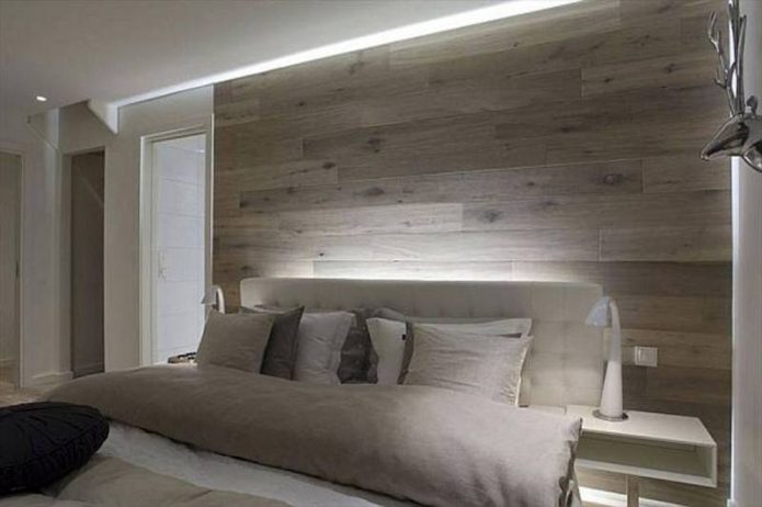 Décoration murale avec parquet