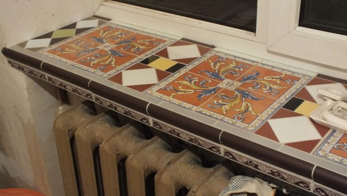 Mosaïque de garniture de seuil