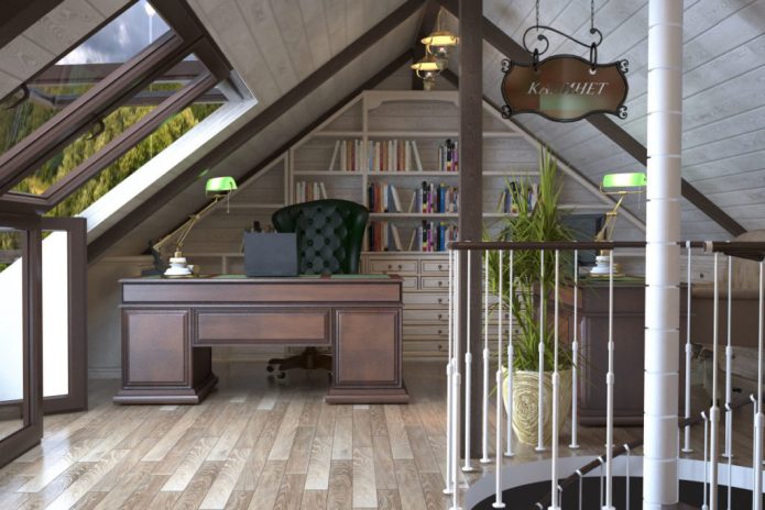 Aménagement d'un grenier dans une maison privée