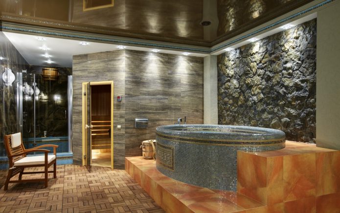 Aménagement d'un sauna