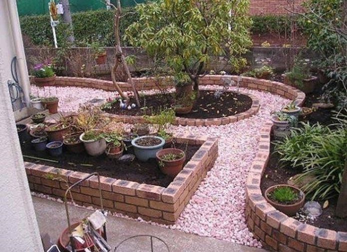 Frontières d'une vieille brique dans le pays