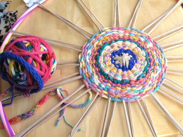 Tissage de tapis créoles