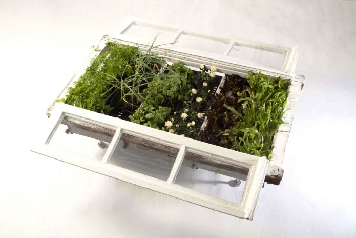 Lit dans un vieux réfrigérateur