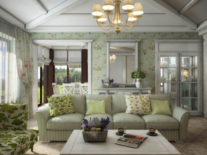 Poutres de plafond à l'intérieur