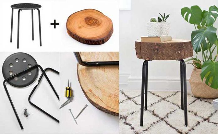 Stand de fleurs bricolage