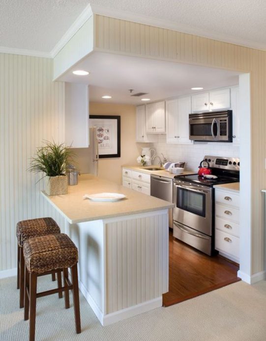 Coin cuisine dans un studio