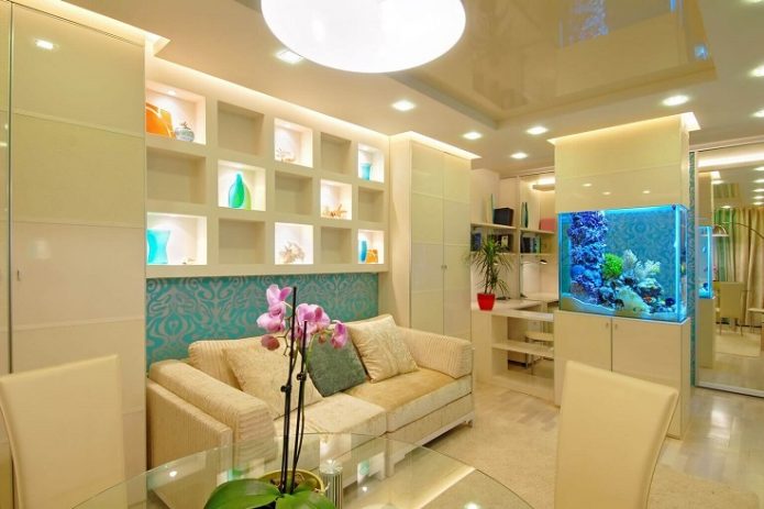 Aquarium dans l'appartement