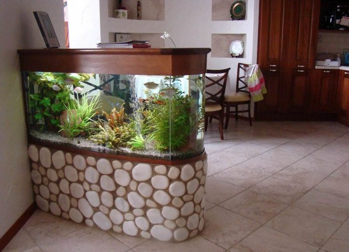 Aquarium dans l'appartement