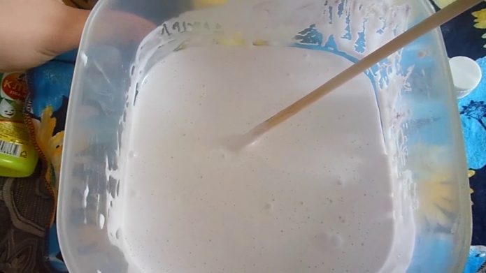 Préparation de la colle